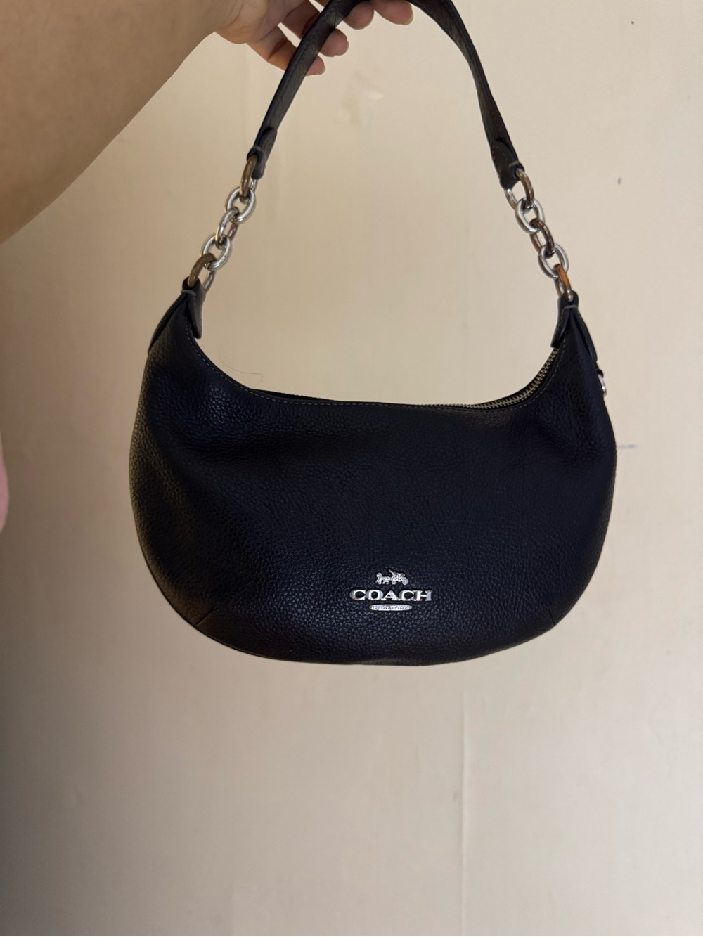 Coach Payton Shoulder bag Bag with Chain Strap - Black
